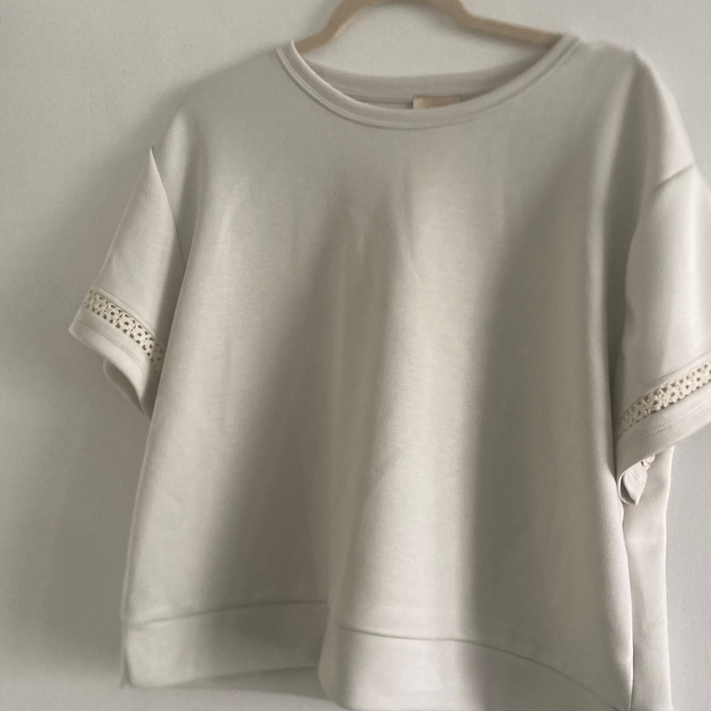 Elegant White Women's Top by Elie Tahari, XLarge